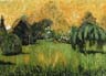 Reproductions and Copies of masterpieces oil on canvas Vincent Van Gogh revisited by Ida Parigi’s paintings: Public Park with Weeping Willow: the Poet's Garden