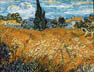 Riproduzione, Copia e Rivisitazioni olio su tela di Vincent Van Gogh by Ida Parigi: Campo di Grano Verde