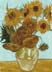 Reproductions and Copies of masterpieces oil on canvas Vincent Van Gogh revisited by Ida Parigi’s paintings: Still Life: Vase with Twelve Sunflowers