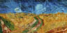Riproduzione, Copia e Rivisitazioni olio su tela di Vincent Van Gogh by Ida Parigi: Campo di Grano con Volo di Corvi
