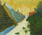Riproduzione, Copia e Rivisitazioni olio su tela di Vincent Van Gogh by Ida Parigi: Strada di Saint Maries