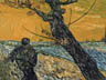 Riproduzione, Copia e Rivisitazioni olio su tela di Vincent Van Gogh by Ida Parigi: Il Seminatore