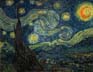 Reproductions and Copies of masterpieces oil on canvas Vincent Van Gogh revisited by Ida Parigi’s paintings: Starry Night