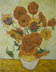 Riproduzione, Copia e Rivisitazioni olio su tela di Vincent Van Gogh by Ida Parigi: Natura Morta: Quindici Girasoli in un Vaso